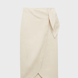 Mango skirt pareo in stone