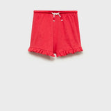 Mango shorts guipur in fuchsia