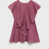 Mango dress sol in purple brown