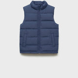 Mango outer vest nico in porcelain