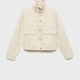 Mango jacket mara in off white