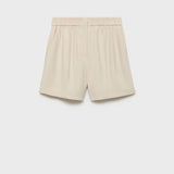 Mango shorts prune in beige