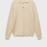 Mango poloshirt marys in raw-unbleached