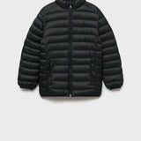 Mango puffer coat unico7 in black