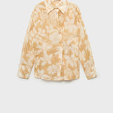 Mango shirt parisi in mustard