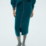 Mango skirt rebecca in green