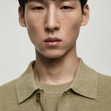 Mango shirt ludorumo in mink grey