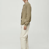 Mango shirt ludorumo in mink grey