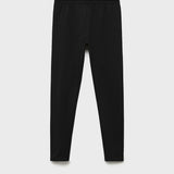 Mango leggings lezip in black
