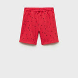 Mango bermudas bermicy in red