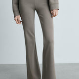 Mango trousers alicia in mole