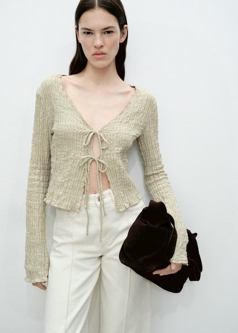 Mango cardigan may in stone