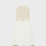 Mango dress smokey in white