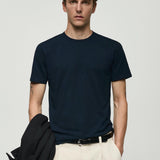 Mango t-shirt bellow in navy