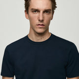 Mango t-shirt bellow in navy