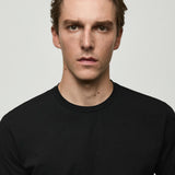Mango t-shirt bellow in black