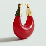 Mango earrings filipa in red
