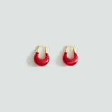 Mango earrings filipa in red