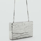Mango handbag ferrer in silver
