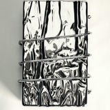 Mango handbag ferrer in silver