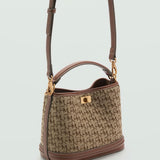Mango bucket bag marco in brown