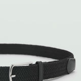 Mango belt elastic in black