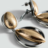 Mango earrings elvira in gold