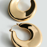 Mango earrings montse in gold