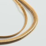 Mango necklace selena in gold