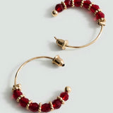 Mango earrings mariola in gold