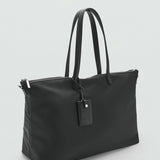 Mango totes bag amberes in black