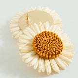 Mango earrings mar in beige