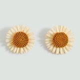 Mango earrings mar in beige