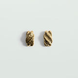 Mango earrings mavi in gold