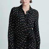 Mango dress tody in black