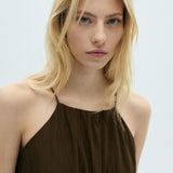 Mango dress cyndi in brown