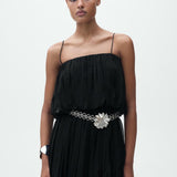 Mango dress strong in black