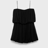 Mango dress strong in black