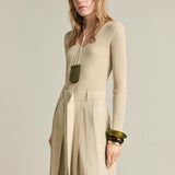 Mango dress paris in raw-unbleached