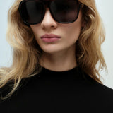Mango dress percebes in black