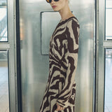 Mango dress alegra in brown