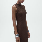Mango dress norita in brown