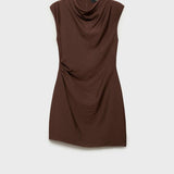 Mango dress carlota in brown