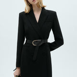 Mango dress loida in black