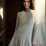 Mango dress ottom in raw-unbleached
