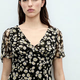 Mango dress belle in black