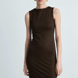 Mango dress luisa in brown