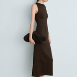 Mango dress luisa in brown