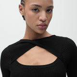 Mango dress nenufar in black