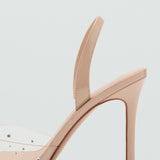 Mango shoes puly in nude